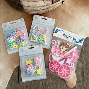Brand NWT OH BABY (73 PC) Shower Favors and Decor